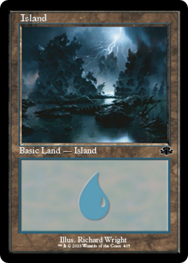 Island (405) (Retro Frame) [DMR - 405] - Cartes Sportives Rive Sud