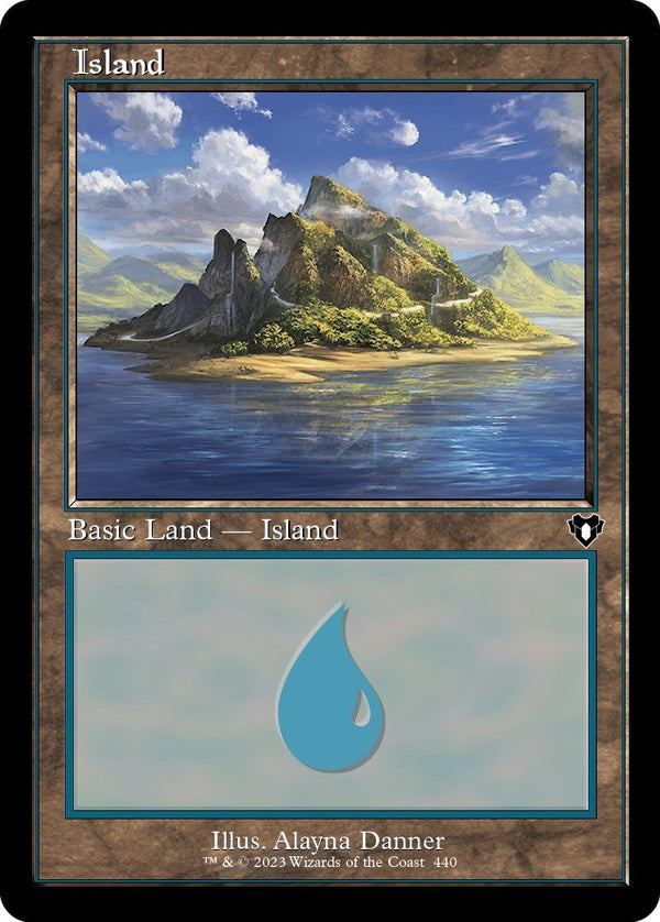 Island (440) (Retro Frame) [CMM - 440] - Cartes Sportives Rive Sud