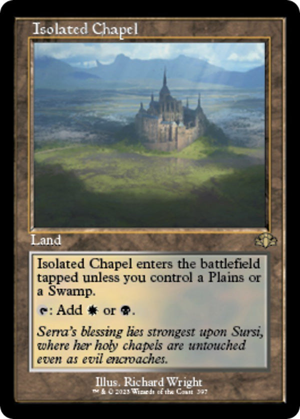 Isolated Chapel (Retro Frame) [DMR - 397] - Cartes Sportives Rive Sud