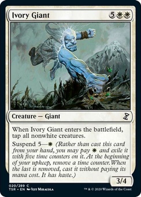 Ivory Giant [TSR - 20] - Cartes Sportives Rive Sud