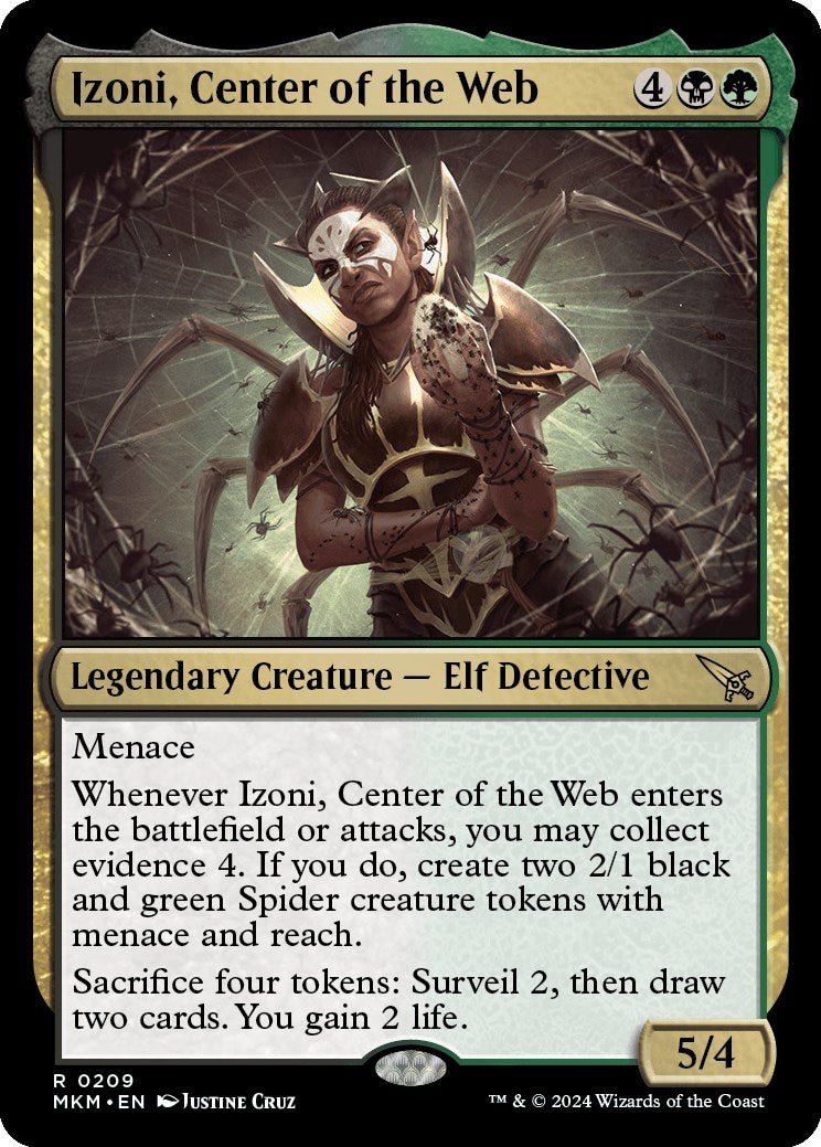 Izoni, Center of the Web [MKM - 209] - Cartes Sportives Rive Sud