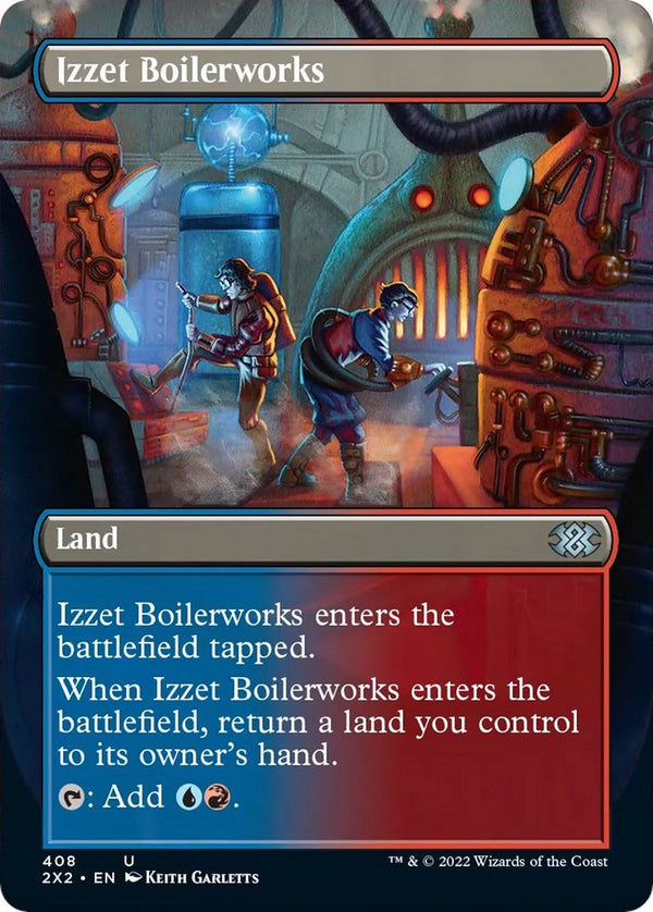 Izzet Boilerworks (Borderless) [2X2 - 408] - Cartes Sportives Rive Sud