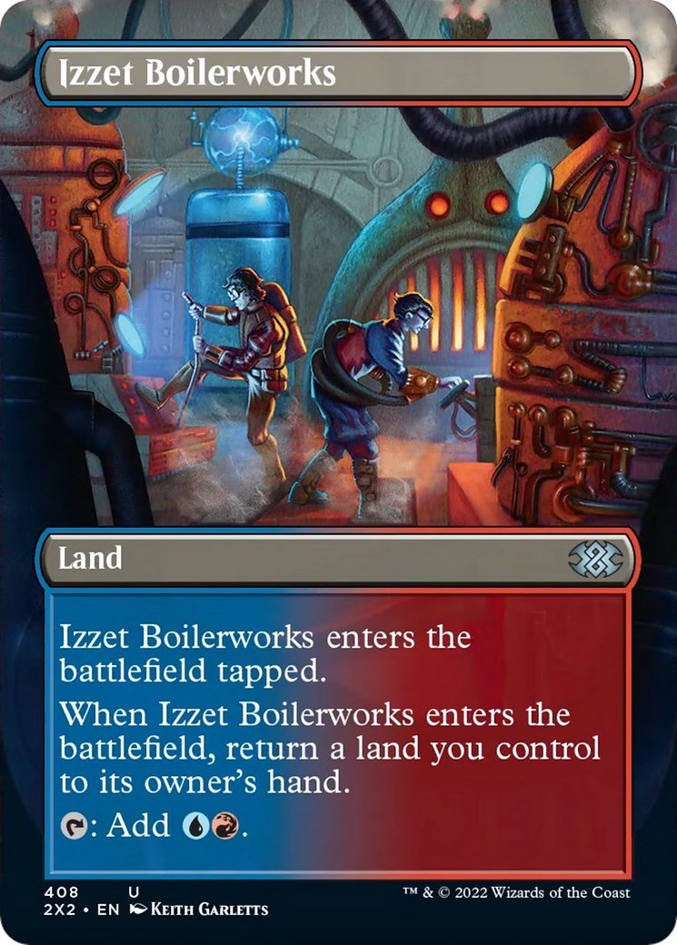 Izzet Boilerworks (Borderless) [2X2 - 408] - Cartes Sportives Rive Sud