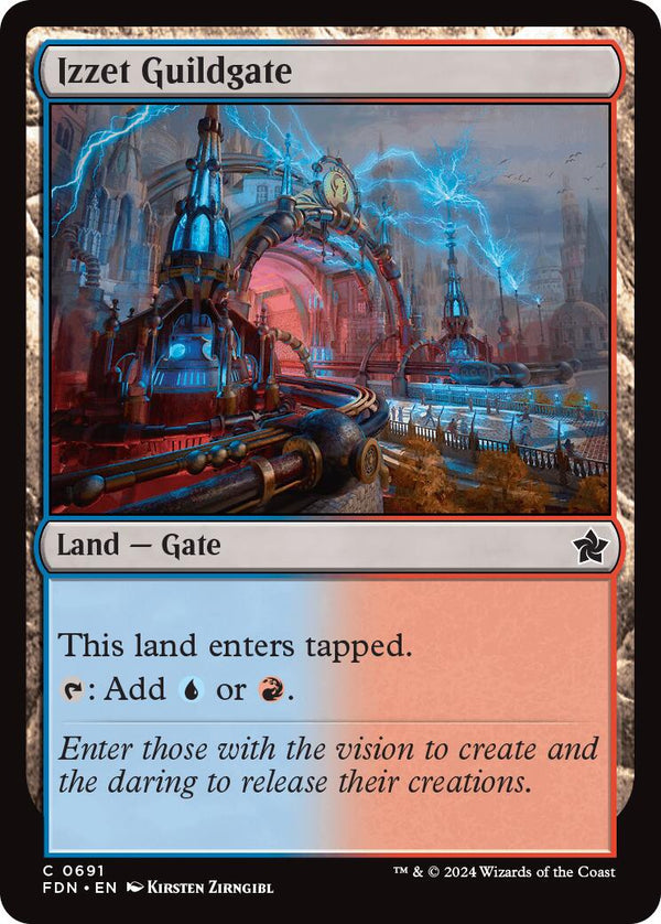 Izzet Guildgate [FDN - 691] - Cartes Sportives Rive Sud