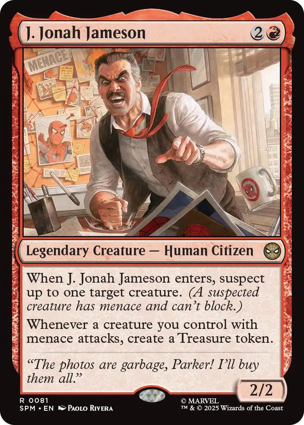 J. Jonah Jameson [SPM - 81] - Cartes Sportives Rive Sud