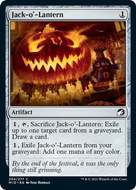 Jack - o' - Lantern [MID - 254] - Cartes Sportives Rive Sud