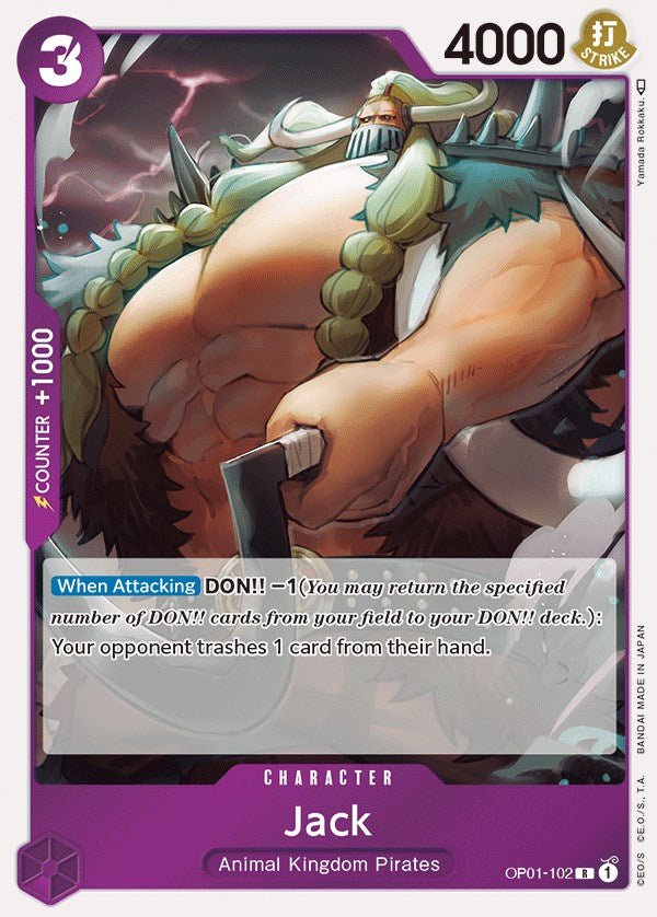 Jack [OP01 - OP01 - 102] - Cartes Sportives Rive Sud