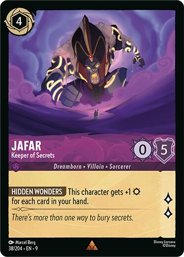 Jafar - Keeper of Secrets [9 - 38/204] - Cartes Sportives Rive Sud