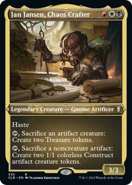 Jan Jansen, Chaos Crafter (Foil Etched) [CLB - 535] - Cartes Sportives Rive Sud