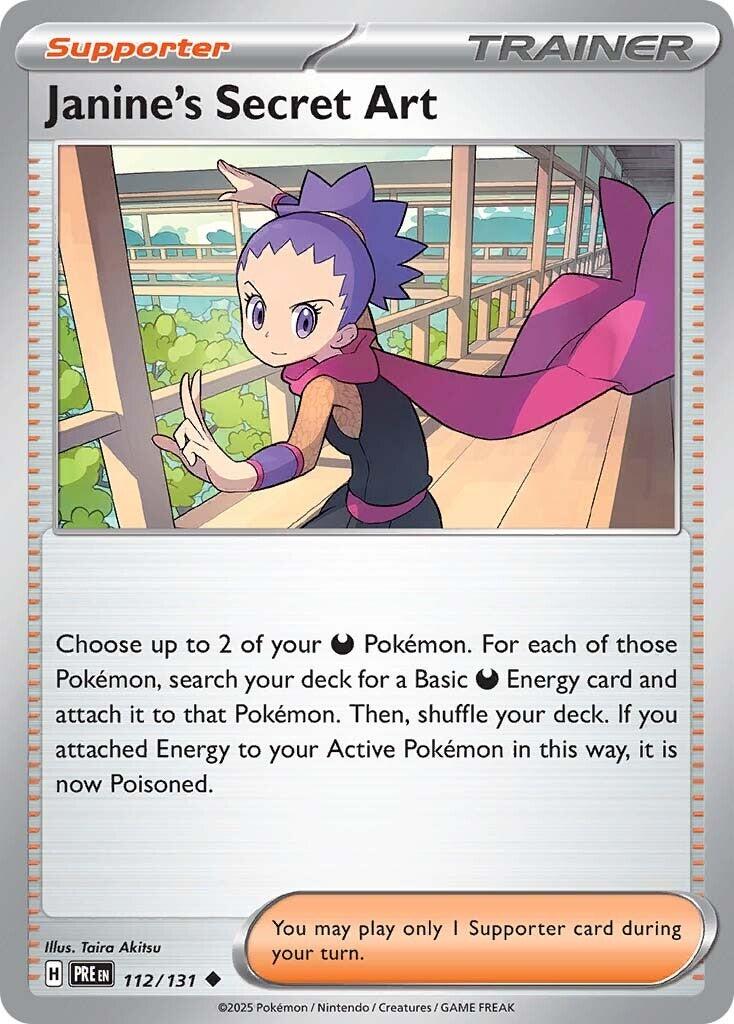 Janine's Secret Art - 112/131 [PRE - 112/131] - Cartes Sportives Rive Sud