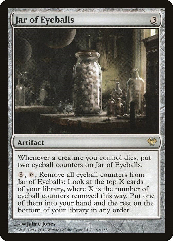 Jar of Eyeballs [DKA - 152] - Cartes Sportives Rive Sud
