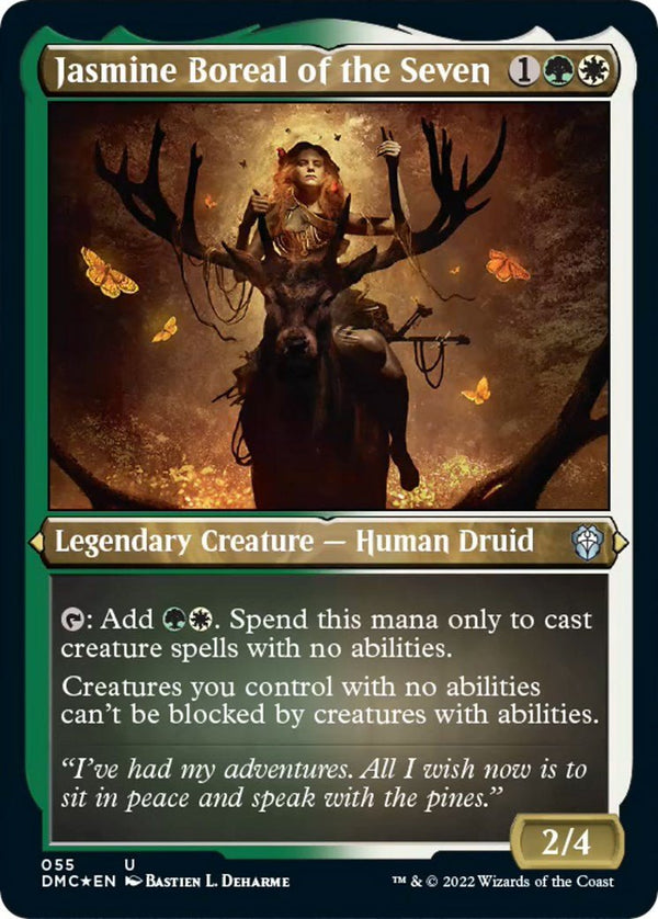 Jasmine Boreal of the Seven (Foil Etched) [DMC - 55] - Cartes Sportives Rive Sud