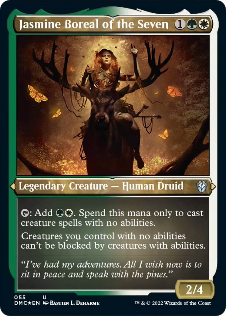 Jasmine Boreal of the Seven (Foil Etched) [DMC - 55] - Cartes Sportives Rive Sud