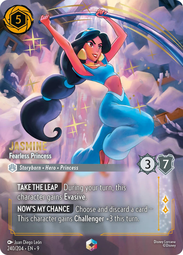Jasmine - Fearless Princess (Enchanted) [9 - 240/204] - Cartes Sportives Rive Sud