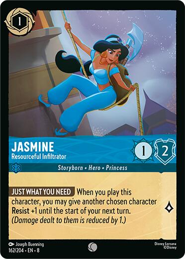 Jasmine - Resourceful Infiltrator [8 - 162/204] - Cartes Sportives Rive Sud