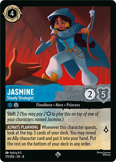 Jasmine - Steady Strategist [8 - 171/204] - Cartes Sportives Rive Sud