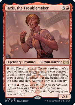 Jaxis, the Troublemaker [SNC - 112] - Cartes Sportives Rive Sud