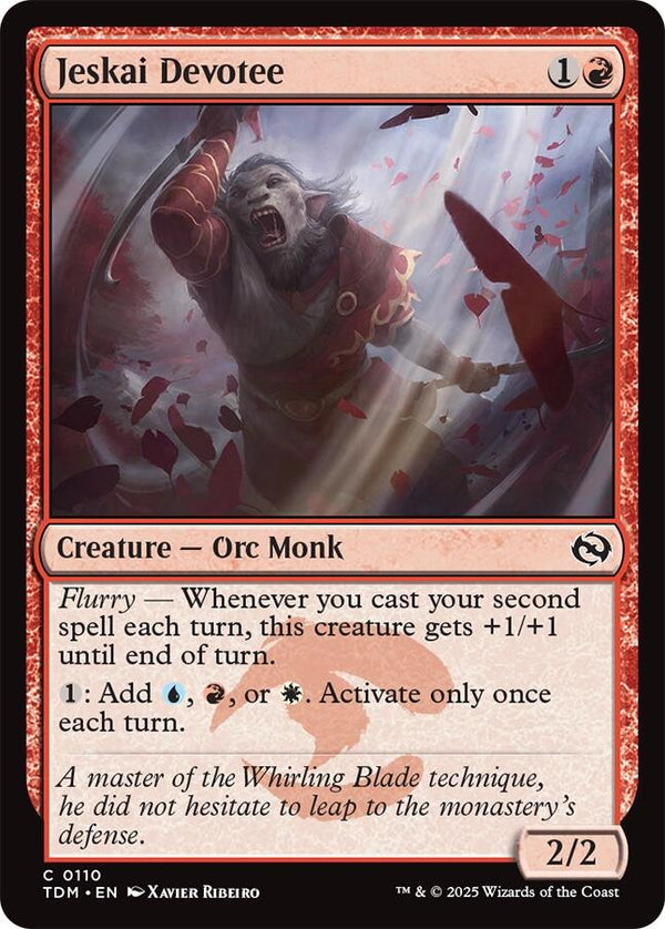 Jeskai Devotee [TDM - 110] - Cartes Sportives Rive Sud