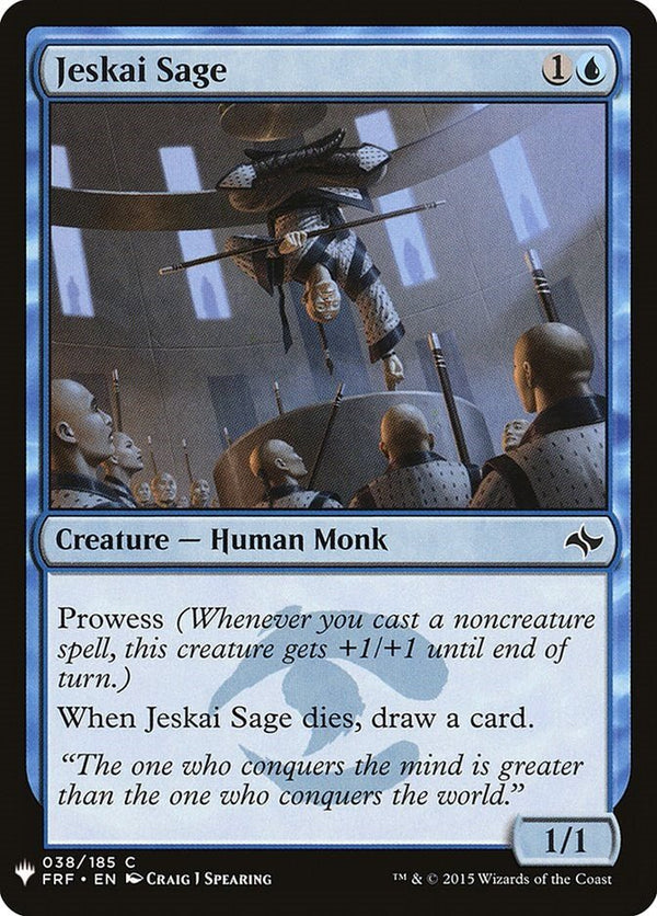 Jeskai Sage [LIST - 38] - Cartes Sportives Rive Sud
