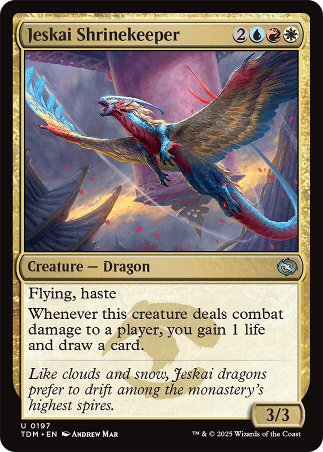 Jeskai Shrinekeeper [TDM - 197] - Cartes Sportives Rive Sud