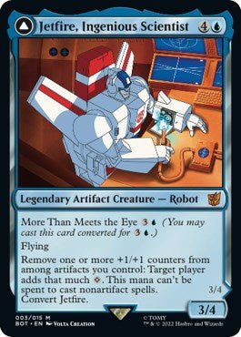 Jetfire, Ingenious Scientist [BOT - 3] - Cartes Sportives Rive Sud