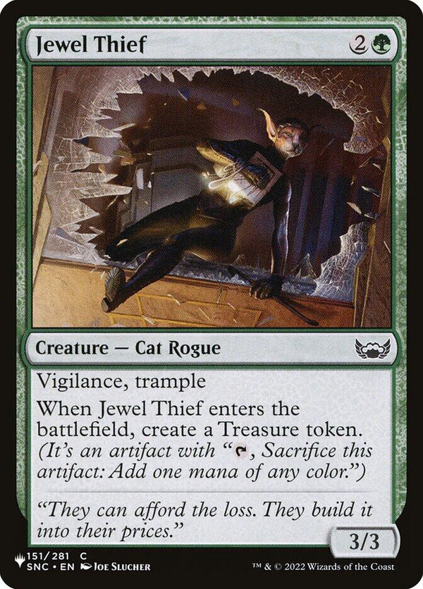 Jewel Thief [LIST - 151/281] - Cartes Sportives Rive Sud