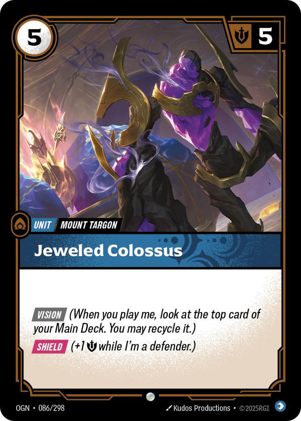 Jeweled Colossus [OGN - 086/298] - Cartes Sportives Rive Sud