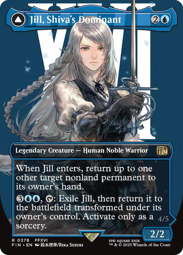 Jill, Shiva's Dominant (Borderless) [FIN - 378] - Cartes Sportives Rive Sud