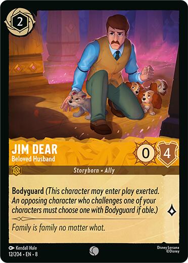 Jim Dear - Beloved Husband [8 - 12/204] - Cartes Sportives Rive Sud