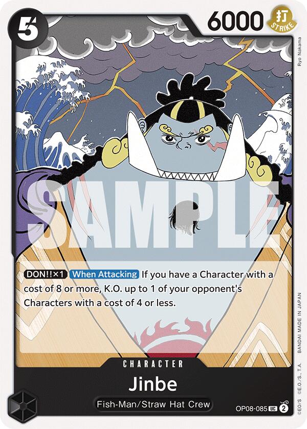 Jinbe [OP08 - OP08 - 085] - Cartes Sportives Rive Sud