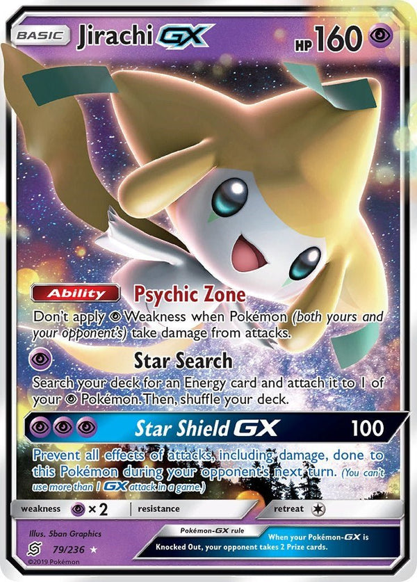 Jirachi GX [SM11 - 79/236] - Cartes Sportives Rive Sud