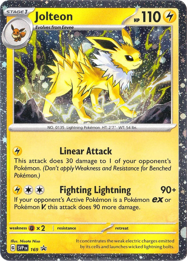 Jolteon - 169 (Cosmos Holo) [SVP - 169] - Cartes Sportives Rive Sud