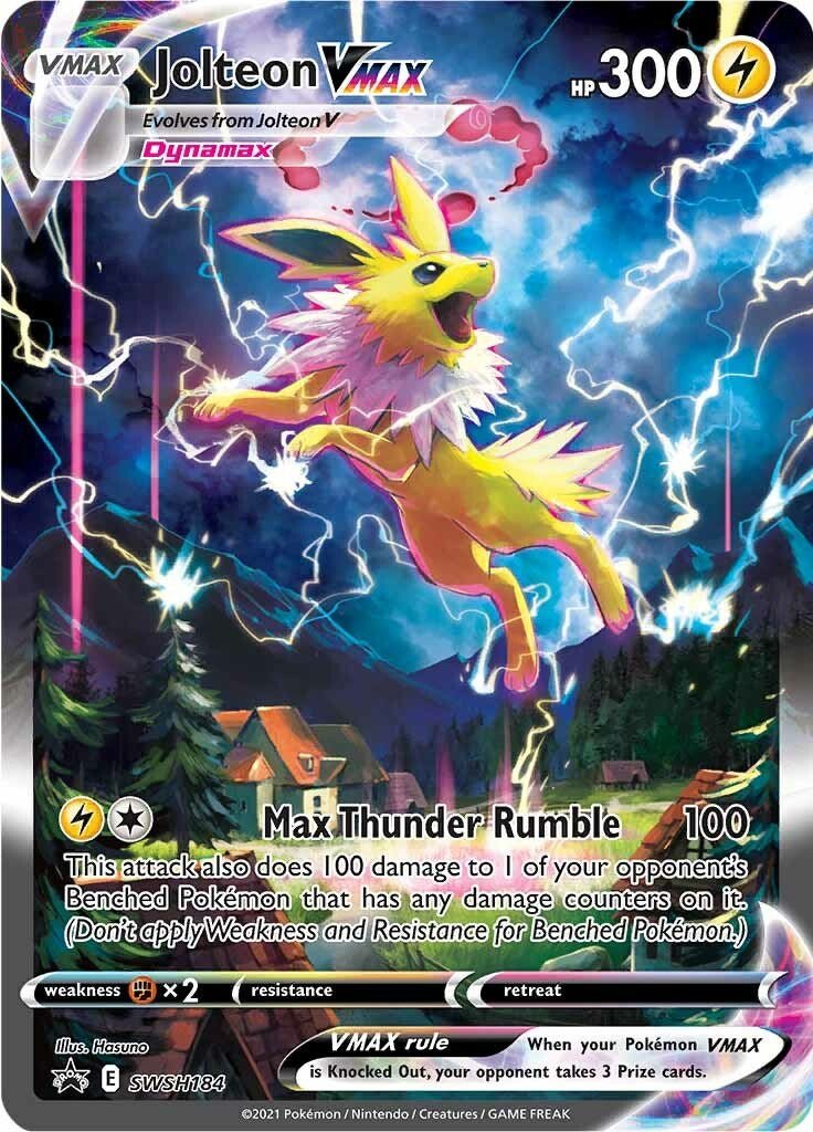 Jolteon VMAX - SWSH184 [SWSD - SWSH184] - Cartes Sportives Rive Sud