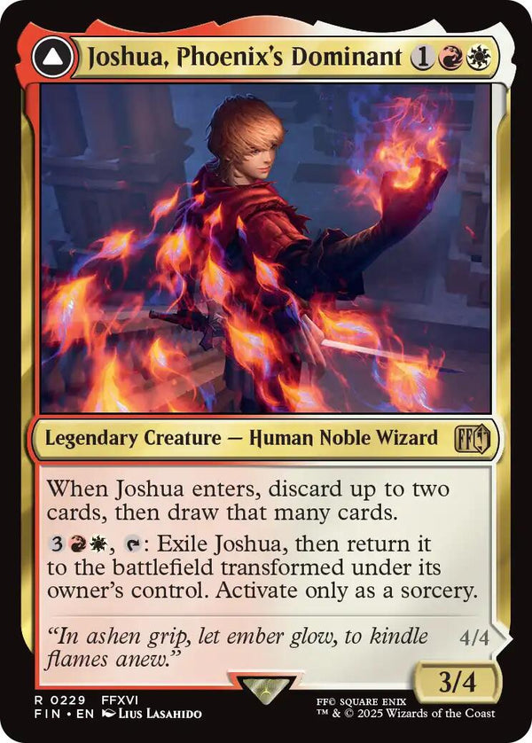 Joshua, Phoenix's Dominant [FIN - 229] - Cartes Sportives Rive Sud