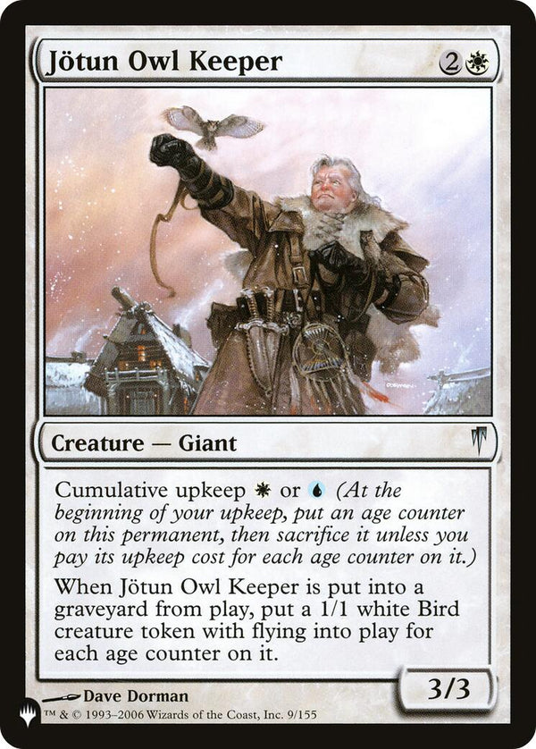 Jotun Owl Keeper [LIST - 9/155] - Cartes Sportives Rive Sud