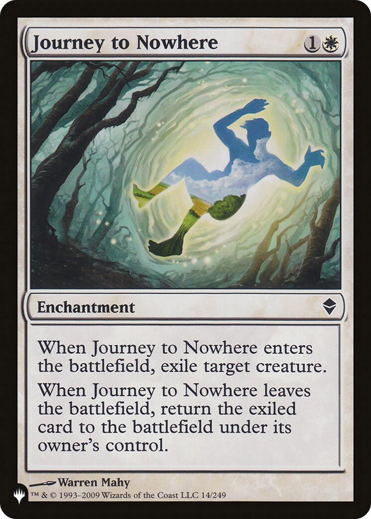 Journey to Nowhere [LIST - 14/249] - Cartes Sportives Rive Sud