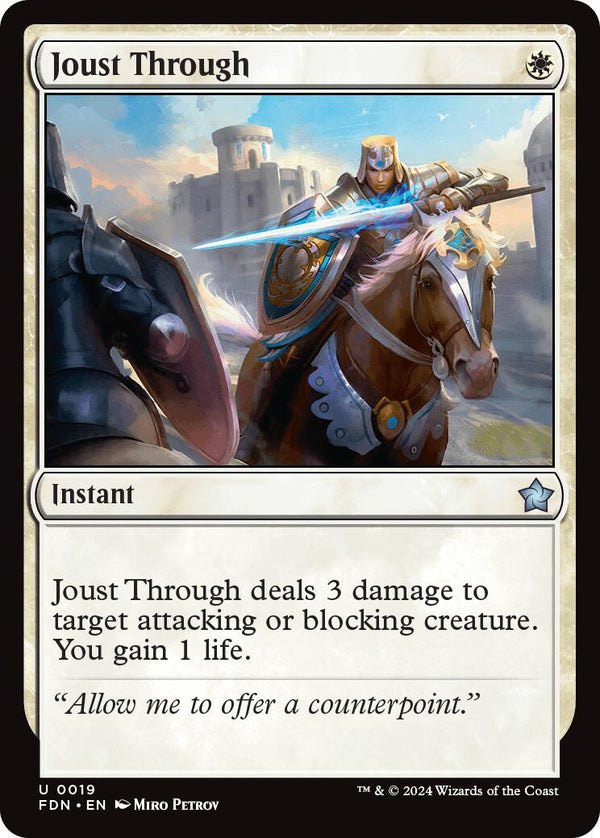 Joust Through [FDN - 19] - Cartes Sportives Rive Sud