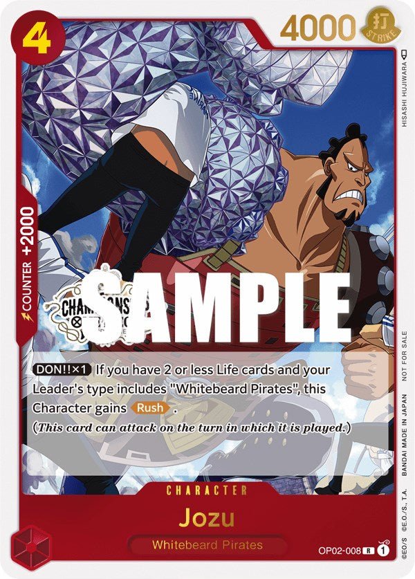 Jozu (Store Championship Participation Pack Vol. 2) [OP - PR - OP02 - 008] - Cartes Sportives Rive Sud