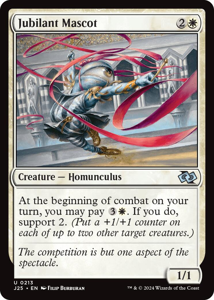 Jubilant Mascot [J25 - 213] - Cartes Sportives Rive Sud