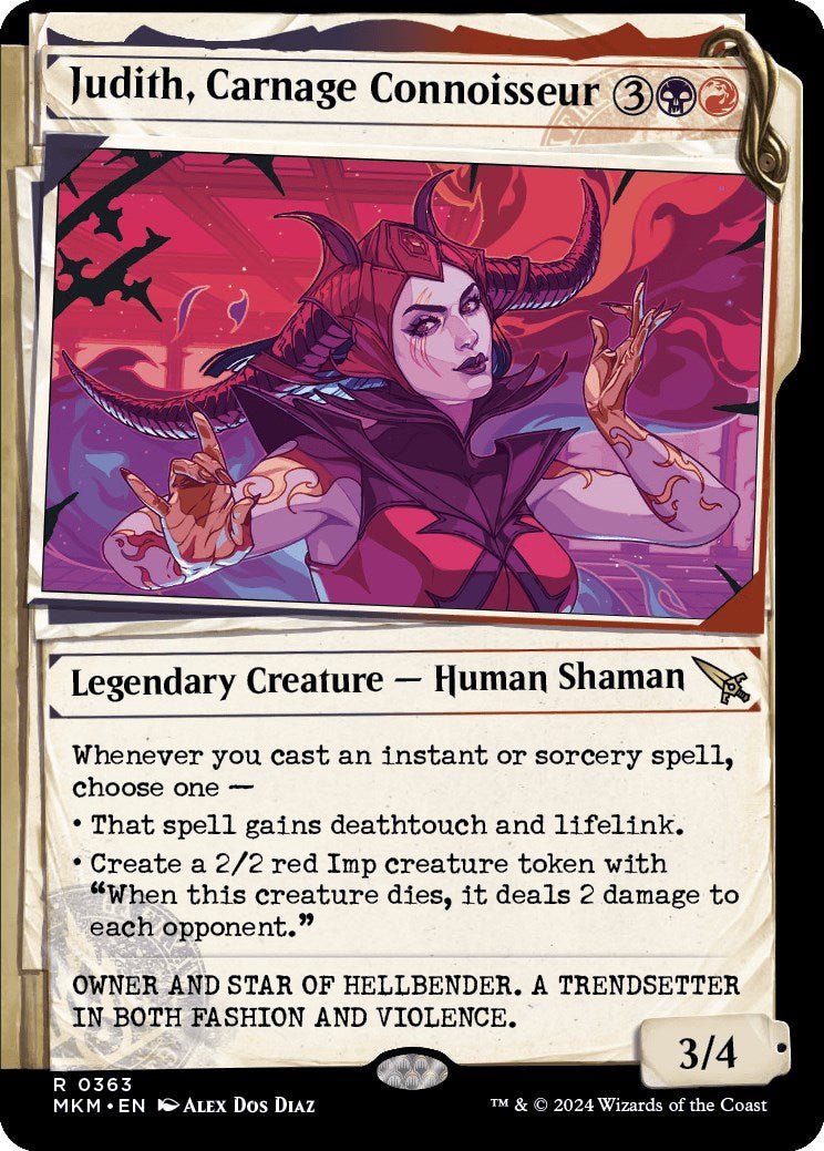 Judith, Carnage Connoisseur (Showcase) [MKM - 363] - Cartes Sportives Rive Sud
