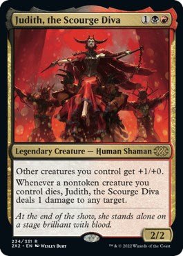Judith, the Scourge Diva [2X2 - 234] - Cartes Sportives Rive Sud