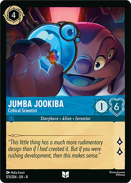 Jumba Jookiba - Critical Scientist [8 - 173/204] - Cartes Sportives Rive Sud