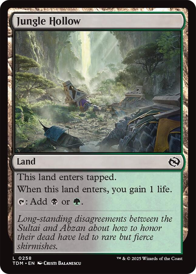 Jungle Hollow [TDM - 258] - Cartes Sportives Rive Sud