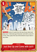 Just Shut Up and Come with Us!!!! (Reprint) [PRB - 02 - EB01 - 009] - Cartes Sportives Rive Sud