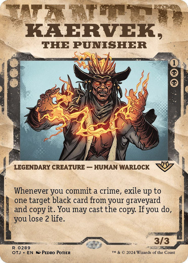 Kaervek, the Punisher (Showcase) [OTJ - 289] - Cartes Sportives Rive Sud