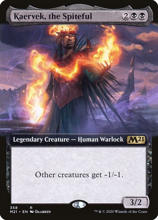 Kaervek, the Spiteful (Extended Art) [M21 - 358] - Cartes Sportives Rive Sud