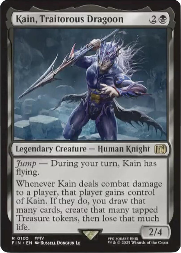 Kain, Traitorous Dragoon [FIN - 105] - Cartes Sportives Rive Sud