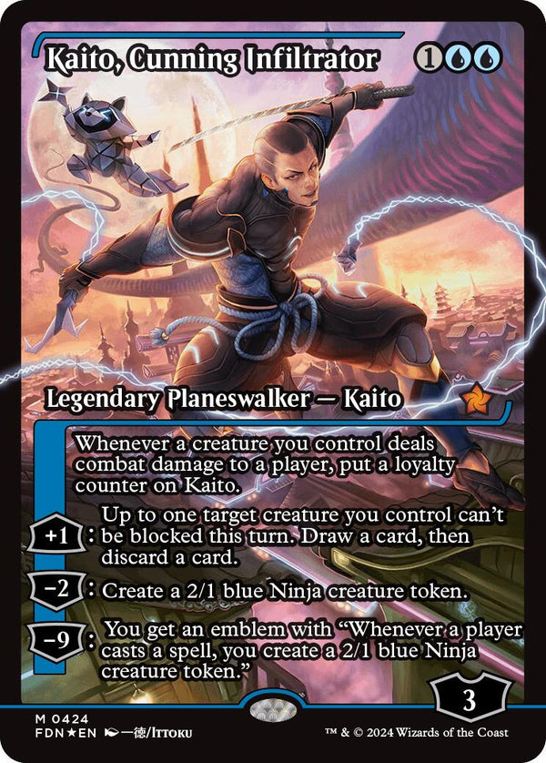 Kaito, Cunning Infiltrator (Showcase) [FDN - 424] - Cartes Sportives Rive Sud
