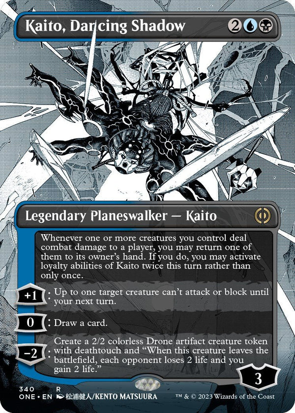 Kaito, Dancing Shadow (Borderless) [ONE - 340] - Cartes Sportives Rive Sud