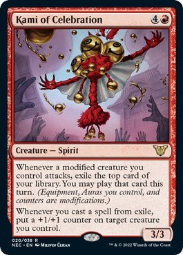 Kami of Celebration [NEC - 20] - Cartes Sportives Rive Sud